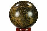 Polished Stromatolite (Greysonia) Sphere - Bolivia #134739-1